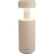 Sompex | Tafellamp Lubao| Zand| Accu | Dimbaar | 2 lichtstanden