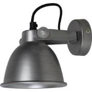 Wandlamp Industrial Ø12cm Antique Zink