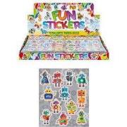 120 Stuks - Fun Stickers - Robots Stickervellen - Sticker Robot - Uitd...