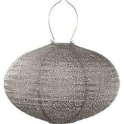 Lumiz Solar Buitenlampion - Paisley Oval - 40 cm - Taupe