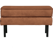 BePureHome Rodeo hocker op poten - Recycle Leer - Cognac - 45x84x54