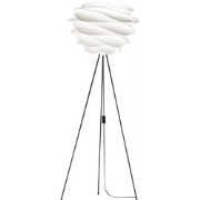 Carmina Medium vloerlamp white - met vloer tripod zwart - Ø 48 cm