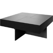 Meubella Salontafel Dereck - Mat zwart - 85 cm