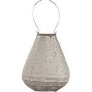 LUMIZ Solar Lampion Topaze Tulip - 20 cm - Licht Taupe