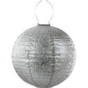 LUMIZ Solar Lampion Tigres Rond - 40 cm - Zilver