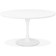 Design ronde eettafel GLOBO wit