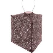 LUMIZ Solar Lampion Topaze Triangle - 28 cm - Plum