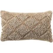 Geen merk ELIO - Sierkussen 30x50 cm - Pumice Stone - beige - Dutch De...