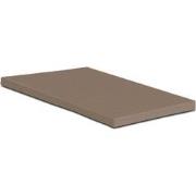 H&D Topper Hoeslaken - 100% Jersey Katoen - 90x200 cm - Tot 15cm matra...