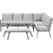 Garden Impressions Senja lounge dining set 4-delig rechts - valley san...