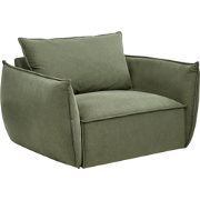 Beliani KUNES - Fauteuil-Groen-Polyester