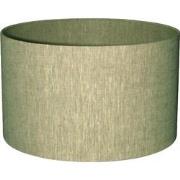 PTMD Rivvo Green Cotton Linen Lampshade Round Low