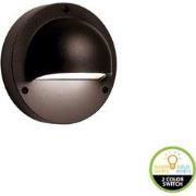 Garden lights deimos black wandverlichting 12 v 30 lm 1 w 3000/6000 k