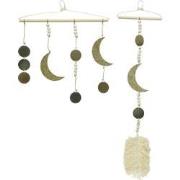 Dreamcatcher bamboe goud/zilver a2