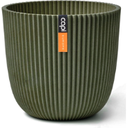 Pot bol groove 21x20 cm grass green