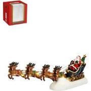 Santa sleigh battery operated l34xb7xh15cm