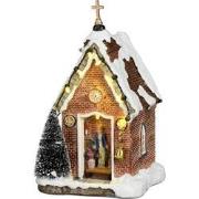 Chapel with Maria battery operated l10xb9,5xh17cm