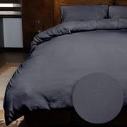 Emboss Dekbedovertrekset Crocodile - Antraciet - 200x220 + 2*60x70 cm