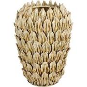 Mica Decorations Vaas Chico - 23x23x33 cm - Keramiek - Beige