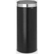 Touch Bin New afvalemmer, 30 liter, kunststof binnenemmer - Matt Black