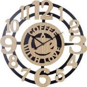 Decopatent® XL Ronde Wandklok 60 Cm Coffee with Love - Keuken - Woonka...