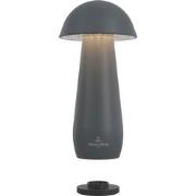 Villeroy & Boch tafellamp MODENA | 16cm| Antraciet | op accu / oplaadb...