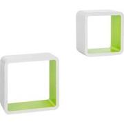 Practo Wandrek wit-groen , set van 2 stuks