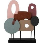 Present Time - Beeld Abstract Art Medium - Multicolor