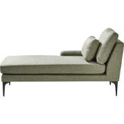 Beliani EWRON - Chaise longue-Groen-Polyester