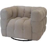 Draaifauteuil Stuva Taupe - Giga Meubel