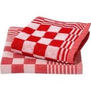 Ten Cate Keukenset - 1x Keukendoek & 1x Theedoek - Chess Rood