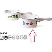 Steelpan - Ø14 cm - geglazuurd - alle warmtebronnen - model Vegetable