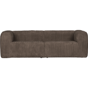 WOOOD Bean 3,5-Zits Bank - Grove Ribstof - Mud - 73x242x96