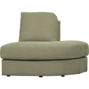 vtwonen Family 1-Zits Bank Element Ronde Hoek Rechts -Polyester -Groen