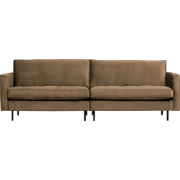 BePureHome Rodeo Classic 3-Zitsbank - Velvet - Taupe - 83x275x88