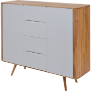 Ena dresser 135 houten ladekast naturel - 135 x 110 cm