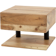 AnLi Style Nachtkastje 1L shelve - Massief acacia naturel