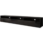 Meubella TV-Meubel Antrix - Zwart - 270 cm