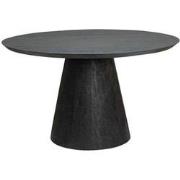 Tower living Premana round diningtable - 130x130 - black