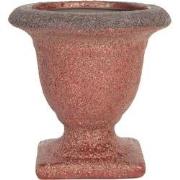 Clayre & Eef Bloempot  12 cm Rood Keramiek Bloempot binnen