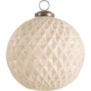 Clayre & Eef Kerstbal  Ø 12 cm Goudkleurig Glas Rond Kerstboomversieri...