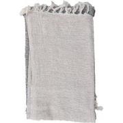 Clayre & Eef Plaid  125x150 cm Grijs Katoen Rechthoek Deken