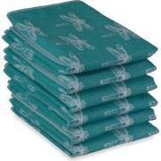 DoubleDry Luxe Theedoeken Set - 6 Stuks - 50x70 cm - 100% Katoen - Hog...