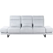 Beliani IKAST - Driezitsbank-Grijs-Polyester