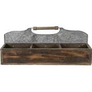 Clayre & Eef Opbergkist  60x32x22 cm Bruin Hout Rechthoek Plantenhoude...