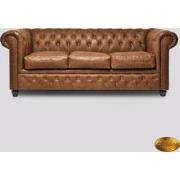 Chesterfield 3-zits bank Brighton FT Vintage C1060