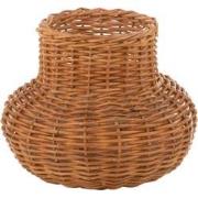 J-Line - Mand Vaasvorm Rotan Honing Geel - 49x49x38cm