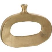 J-Line - Vaas Ovaal Aluminium Goud Small - 29x6x23cm