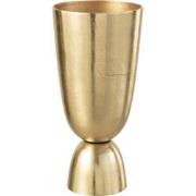 J-Line - Vaas Thor Aluminium Goud Small - 19x19x40cm