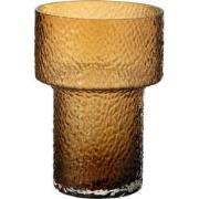 J-Line - Vaas Betty Glas Bruin Small - 21x21x30cm